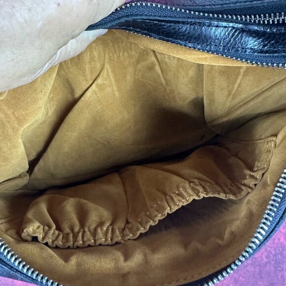 PATRICIA NASH SOPHIA HOBO CROSSBODY BAG PURSE IN BLACK, LEATHER - Picture 15 of 16